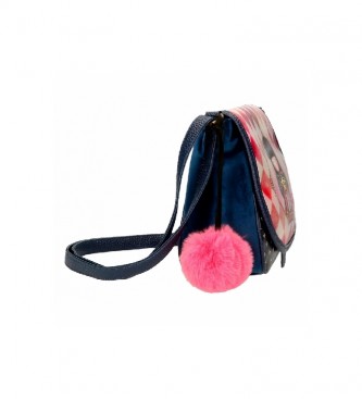 Joumma Bags Gorjuss Moon Buttons saco de ombro rosa, azul -23x20,5x8,5cm