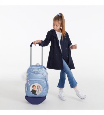 Joumma Bags Frozen Seek Courage backpack with trolley -30x40x13cm- Blue