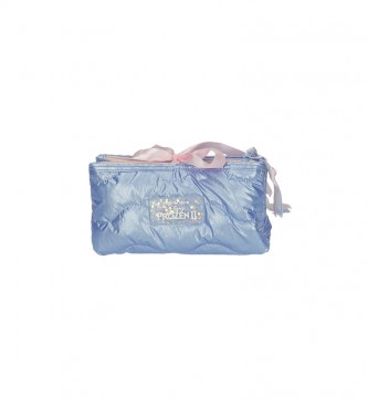 Disney Beauty case Frozen Seek Courage blu -20,5x10,5x8,5cm-