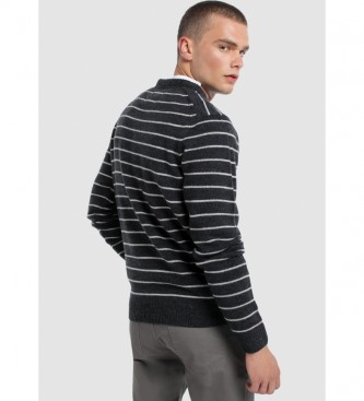 Bendorff Thick Striped Sweater blue