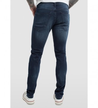 Six Valves Jeans in maglia jeans blu denim