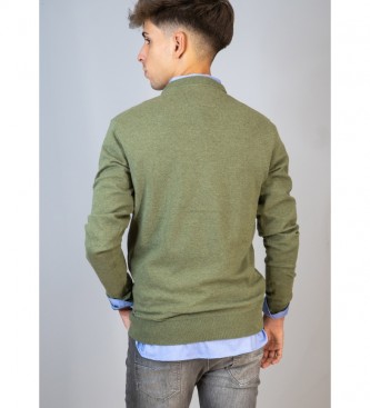 Bendorff Basic Box Neck Pullover khaki green 