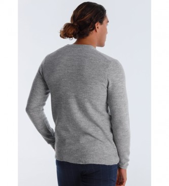 Victorio & Lucchino, V&L Intarsia Soft Feel sweater grey