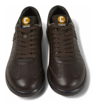 CAMPER Pelotas XLite brown leather sneakers