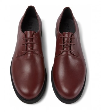 CAMPER Iman burgundy leather shoes