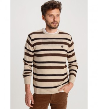 Bendorff Striped sweater 8044542 beige