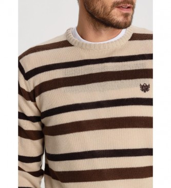 Bendorff Striped sweater 8044542 beige