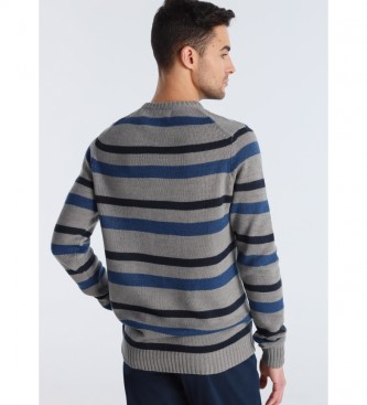Bendorff Box Neck Sweater Stripes