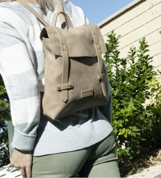Lois Calgary brown backpack Calgary bag -27x28x8cm 