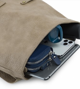 Lois Calgary brown backpack Calgary bag -27x28x8cm 