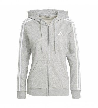 adidas Essentials French Terry Hooded Jacket 3-Stripes