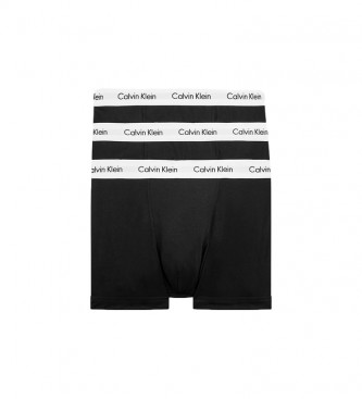 Calvin Klein Pack de 3 Boxers Trunk negro