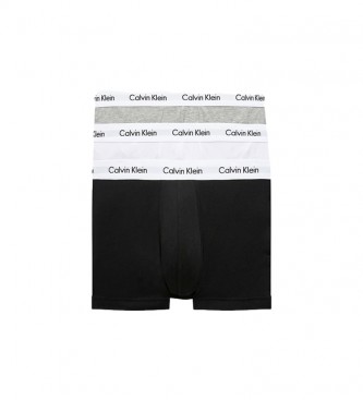 Calvin Klein Embalagem de 3 Troncos Boxers preto, branco, cinza