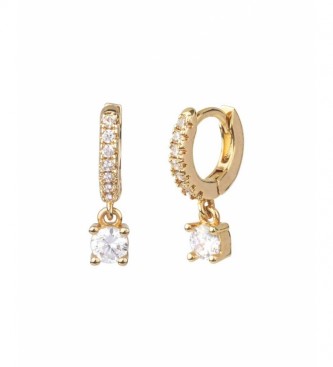VIDAL & VIDAL Earrings Trendy zirconia 10mm gold 18Ktes