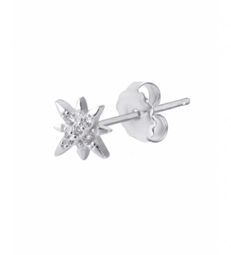 VIDAL & VIDAL Trendy silver star earrings