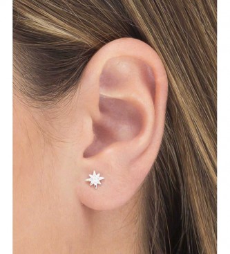 VIDAL & VIDAL Trendy silver star earrings