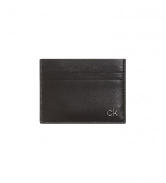 Calvin Klein Porta-cartões em couro K50K504298 preto 