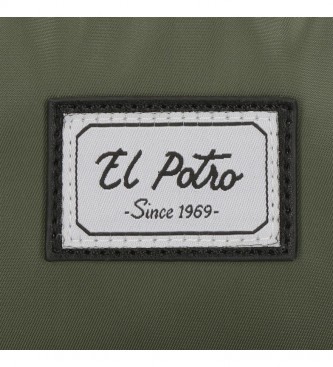 El Potro Shoulder bag El Potro Pipe big green -27.5x21x10cm