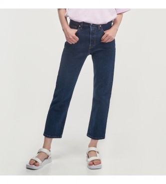 Levi's Jeans 501 Crop Salsa Stonewash bleu