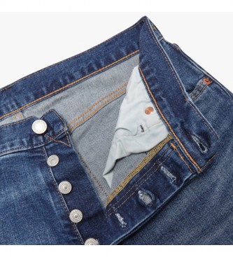 Levi's Jeans 501 Crop Salsa Stonewash blu
