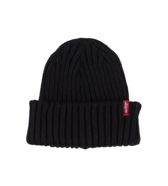 Levi's Gerippte Beanie schwarz