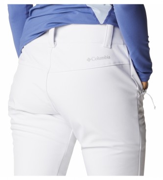 Columbia Pantaloni da sci bianchi Roffe Ridge III