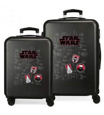Disney Star Wars Space Mission hard case set black 55-65cm