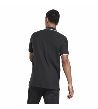 Sport-Tek Mens Side Block Performance Polo Shirt_Black/White