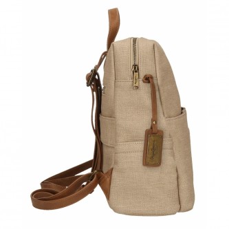 Pepe Jeans Dina beige backpack -29x30x11cm