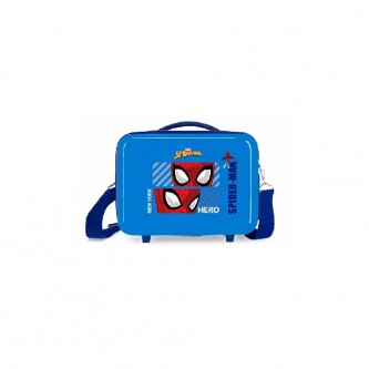 Joumma Bags Borsa da toilette Spiderman Hero blu -29x21x15cm-