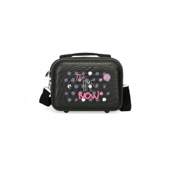Roll Road ABS toiletry bag The time is Now -29x21x15cm-.