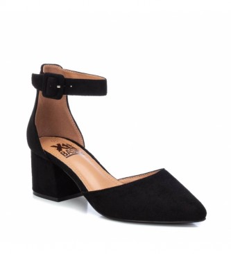 Xti 036906 black shoes -Height: 6cm
