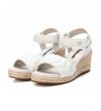 Refresh Sandals 079376 white -Height wedge: 7 cm
