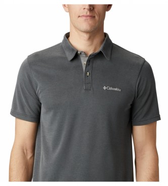 Columbia Nelson Point camisa plo cinza