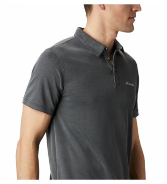Columbia Nelson Point grey polo shirt