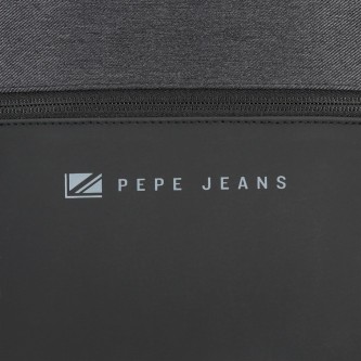 Pepe Jeans Ri onera Jarvis con tasca frontale nera -30x13,5x5cm-