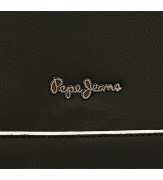 Pepe Jeans Bolso Mochila Jeny negro -20x25,5x10cm-