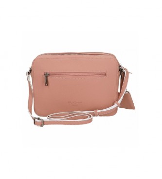 Pepe Jeans Jeny pink double shoulder bag -24x16x9cm