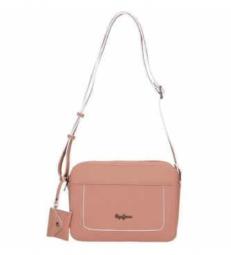 Pepe Jeans Jeny pink double shoulder bag -24x16x9cm