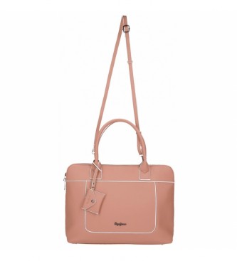 Pepe Jeans Jeny valigetta rosa n computer case 38x28x9cm-