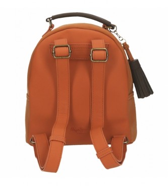 Pepe Jeans Alba leather backpack bag -21x25x11cm