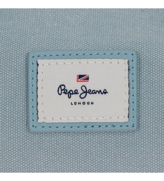 Pepe Jeans Borsa shopper blu -35x40x12cm-