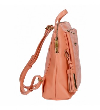 Pepe Jeans Naiara peach backpack -26x29x10cm