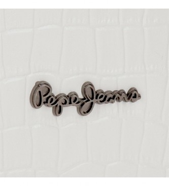 Pepe Jeans Bolso Denia blanco -23x15x5,5cm-