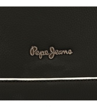 Pepe Jeans Jeny carteira preta para moedas -11,5x8x1,5cm