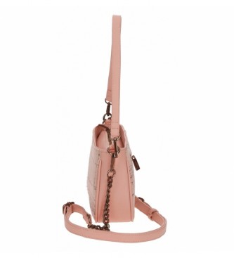 Pepe Jeans Carola pink shoulder bag -26x14x6cm