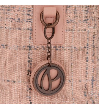 Pepe Jeans Carola pink shoulder bag -26x14x6cm
