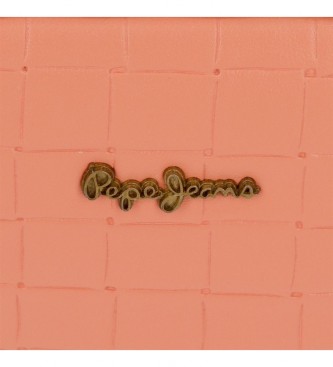 Pepe Jeans Naiara peach coin purse -11,5x8,5x1,5cm