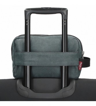 Pepe Jeans Sunrise Toilet Bag Two Compartments Adaptable gray -26x16x12cm