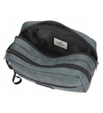 Pepe Jeans Sunrise Toilet Bag Two Compartments Adaptable gray -26x16x12cm